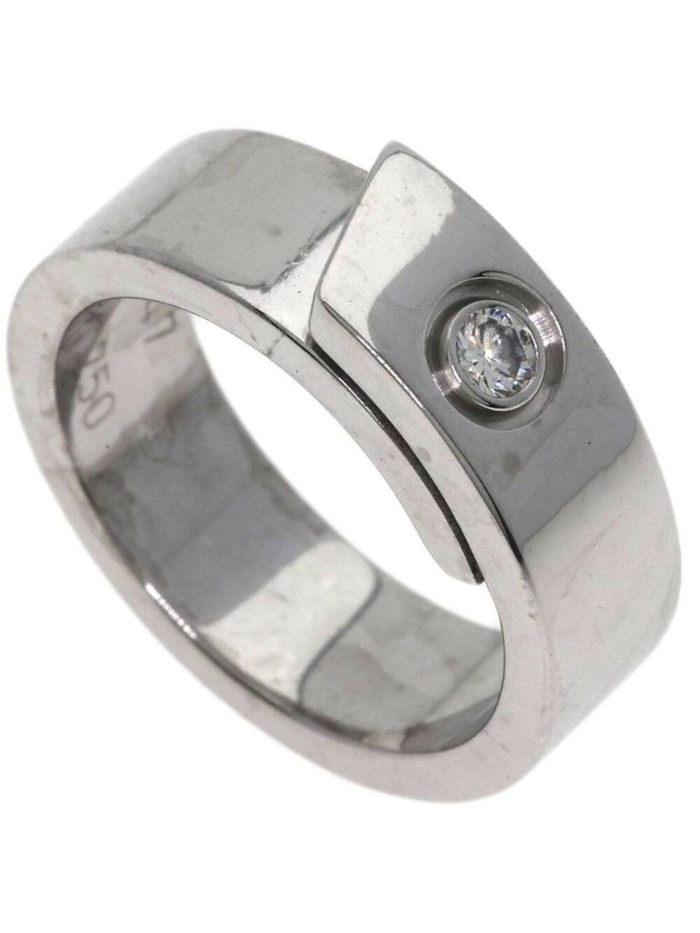Cartier Anniversary Diamond 47 Ring 18k White Gold